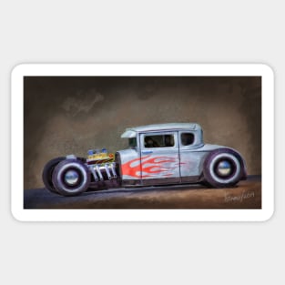 Hot Rod Coupe Sticker